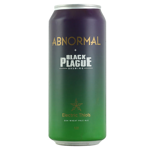 Abnormal/Black Plague Electric Thiols Pale Ale by Abnormal Beer Company, beer label