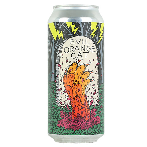 Fat Orange Cat Evil Orange Cat West Coast IPA by Fat Orange Cat Brew Co, beer label