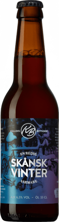 En redig Skånsk Vinter by Kullens Bryggeri, beer label