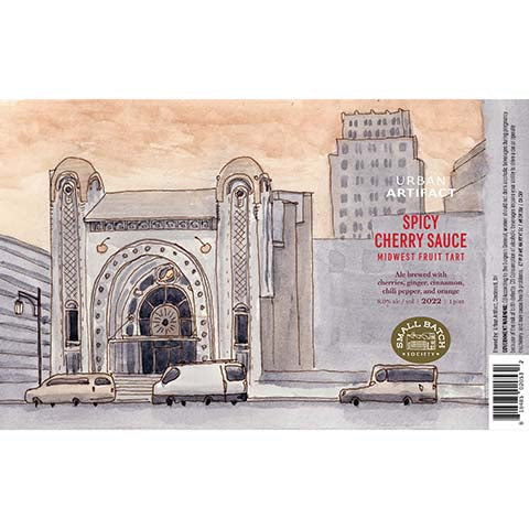Urban Artifact Cherry Sauce Fruit Tart Ale by Urban Artifact, beer label