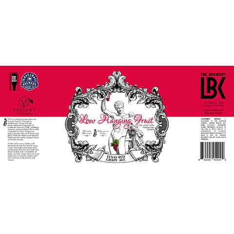 The Brewery LBK Low Hanging Fruit Ale by The Brewery LBK, beer label