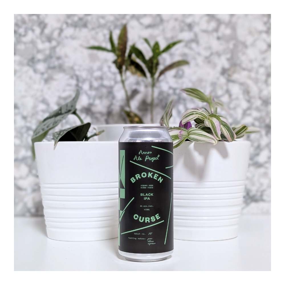 Broken Curse Black IPA by Annex Ale Project, beer label