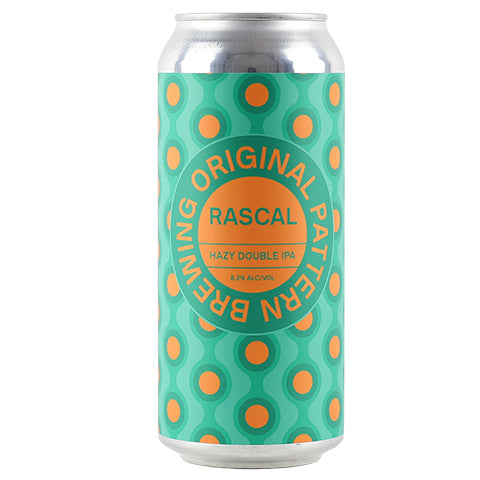 Original Pattern Rascal Hazy Double IPA by Original Pattern Brewing Company, beer label