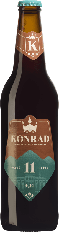 Konrad 11 Dark by Pivovar Liberec Vratislavice, beer label