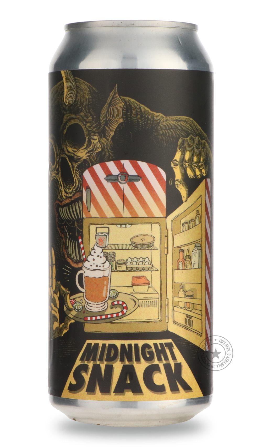 Midnight Snack Peppermint Mocha by Abomination Brewing Company, beer label