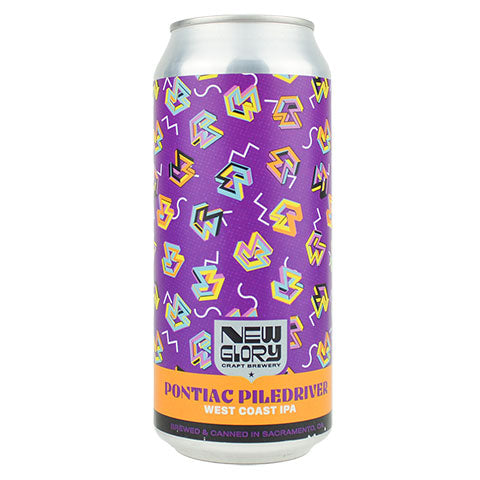 New Glory Pontiac Piledriver IPA by New Glory Craft Brewery, beer label