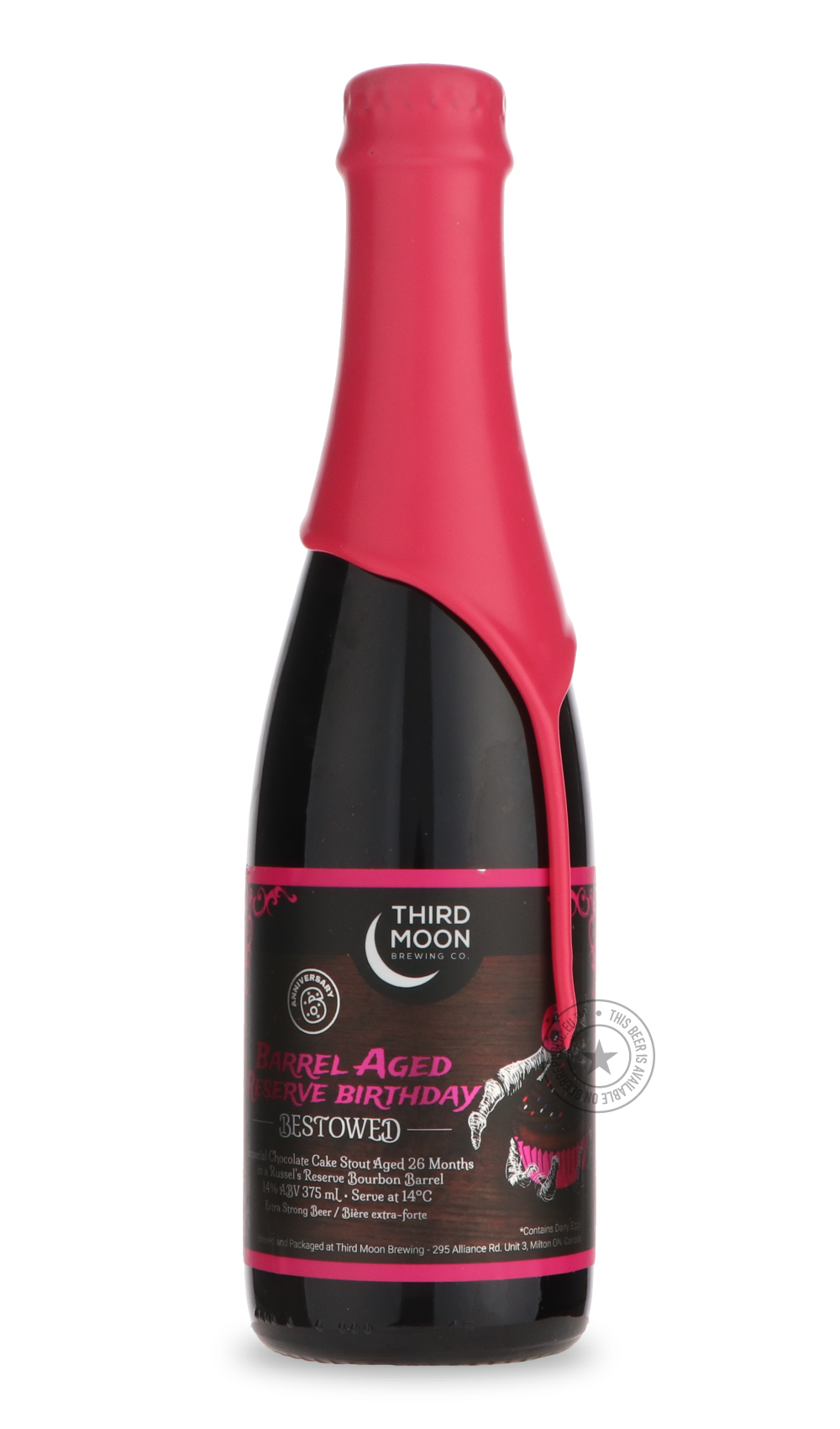 Barrel Aged Bestowed - Birthday Reserve by Third Moon, beer label