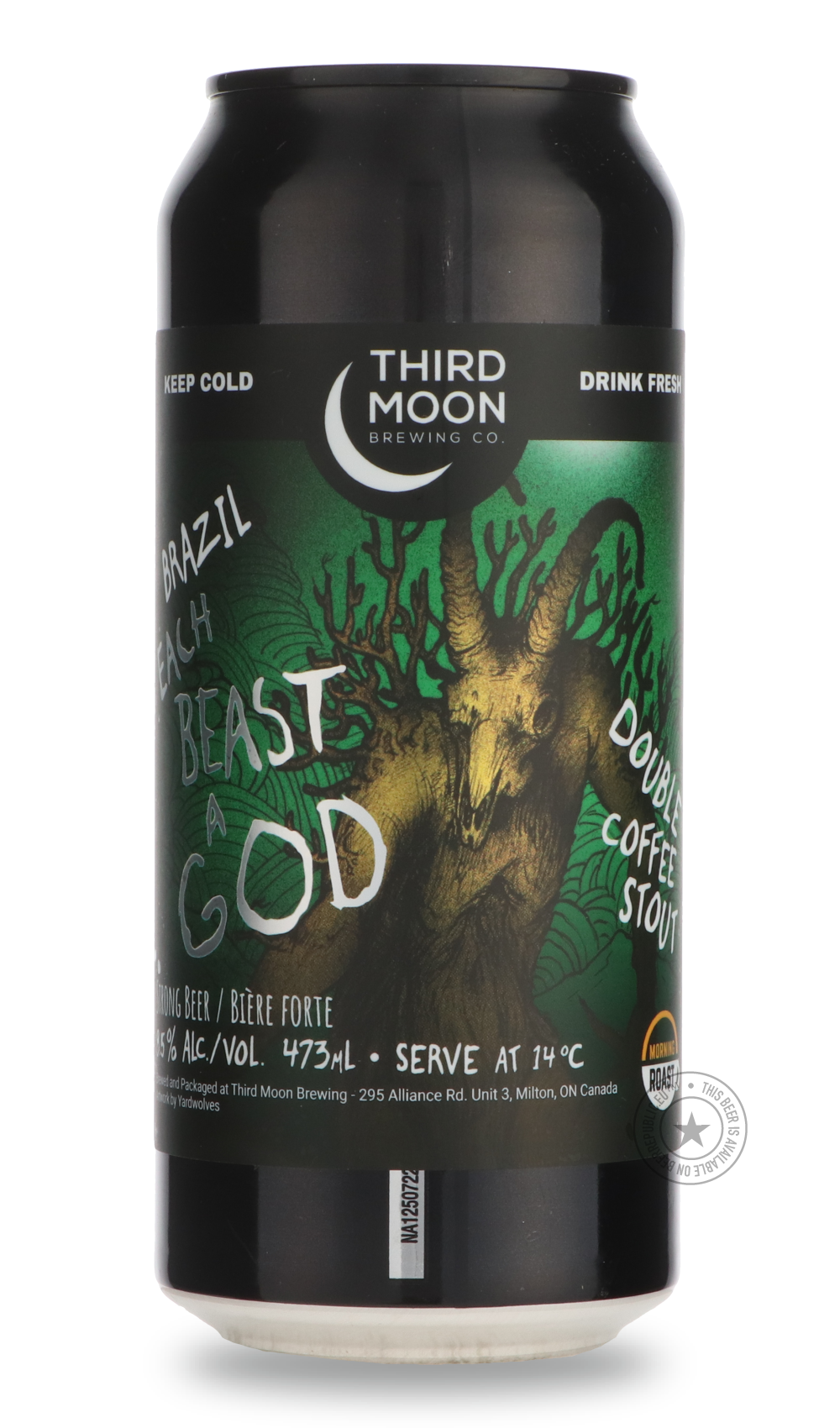 Brazil Each Beast A God by Third Moon, beer label