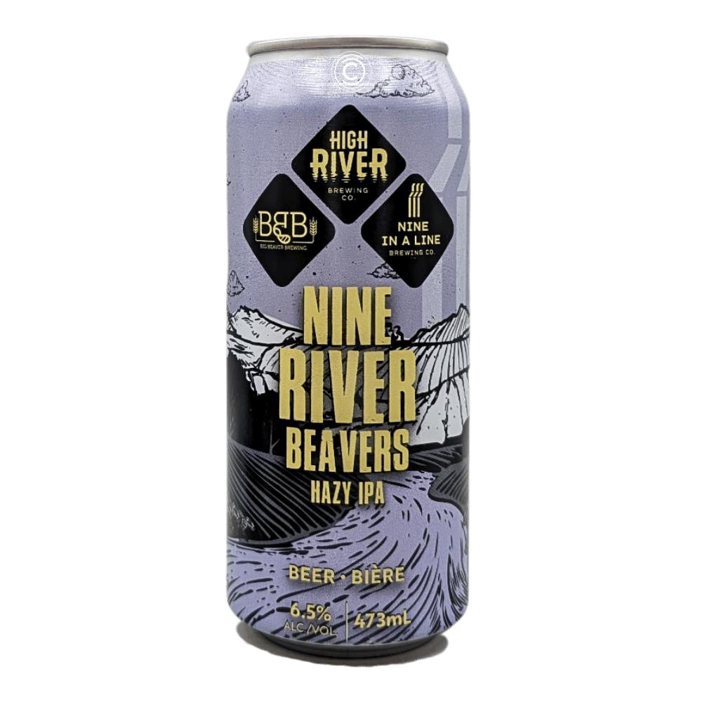 Co. Nine River Beavers Pineapple Hazy IPA by High River Brewing Company, beer label