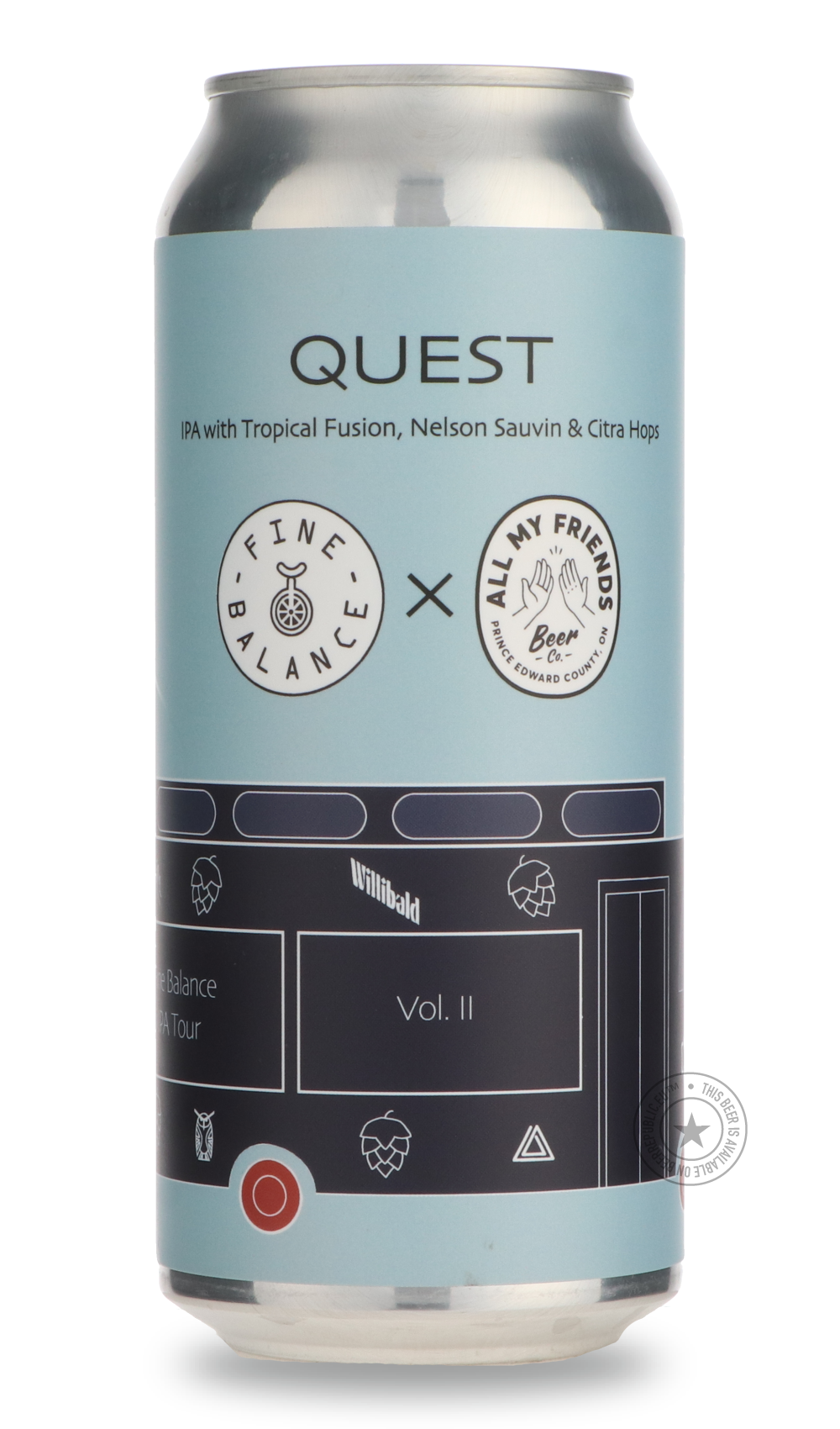 Quest / All My Friends by Fine Balance, beer label