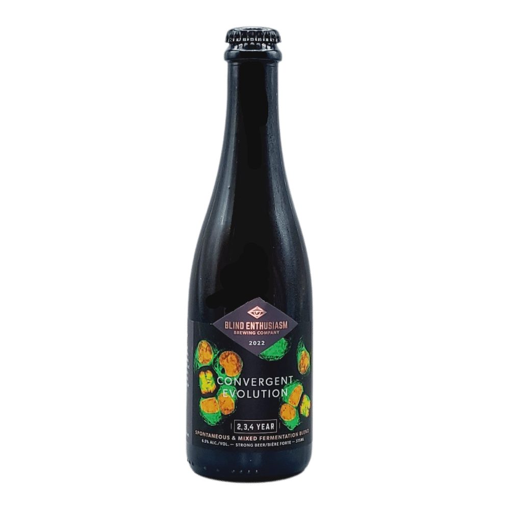 Convergent Evolution Mixed Fermentation Saison by Blind Enthusiasm Brewing Company, beer label