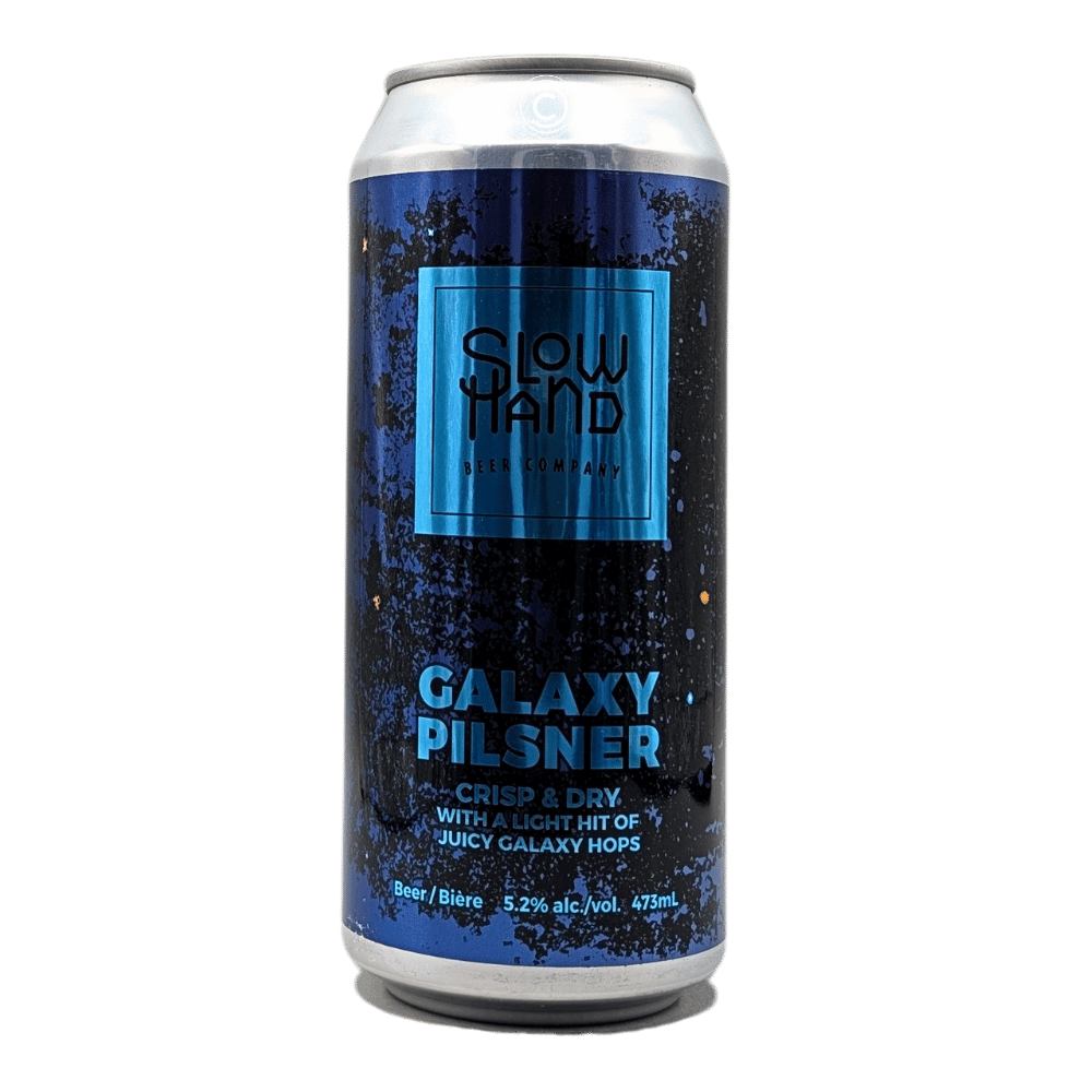 Galaxy Pilsner by Slow Hand Beer Company, beer label