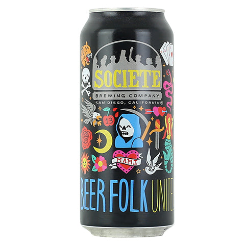 Societe Glorious Odds Hazy IPA by Societe Brewing Company, beer label