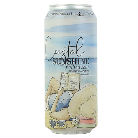Humble Forager Coastal Sunshine V5: Pineapple, Orange, and Banana by Humble Forager Brewery, beer label