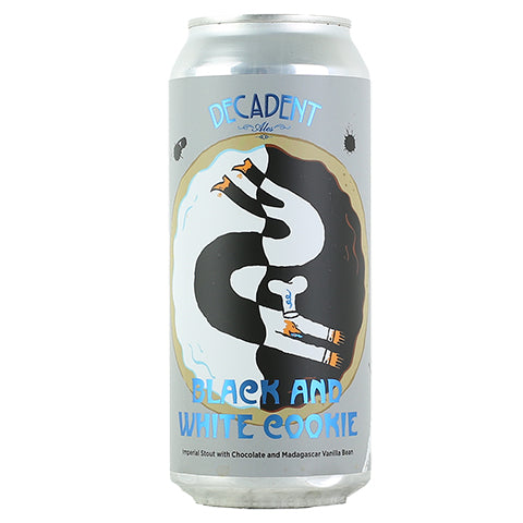 Decadent Black And White Cookie Stout by Decadent Ales, beer label