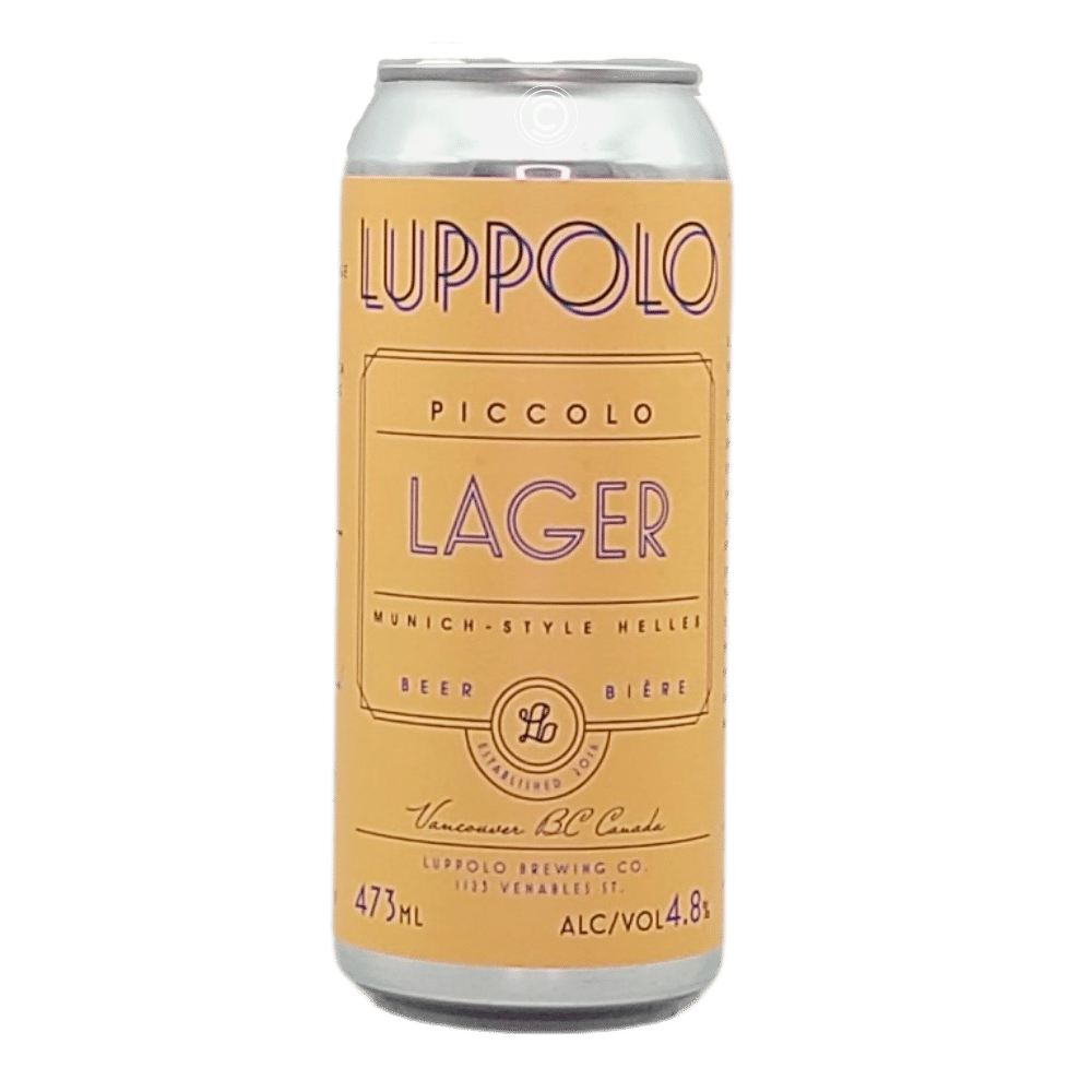 Co. Piccolo Helles Lager by Luppolo Brewing Co, beer label