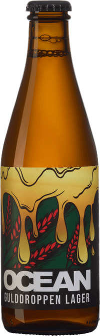 Ocean Gulddroppen by Oceanbryggeriet, beer label