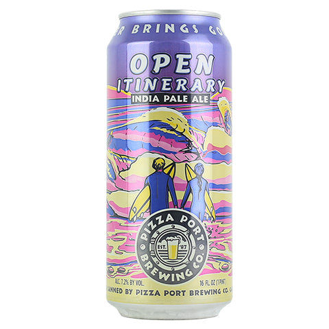 Pizza Port Open Itinerary IPA by Pizza Port Brewing Co., beer label