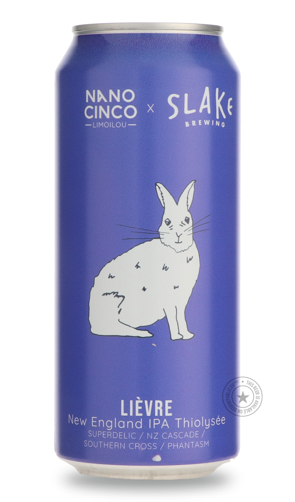 Lièvre / Slake by Nano Cinco, beer label