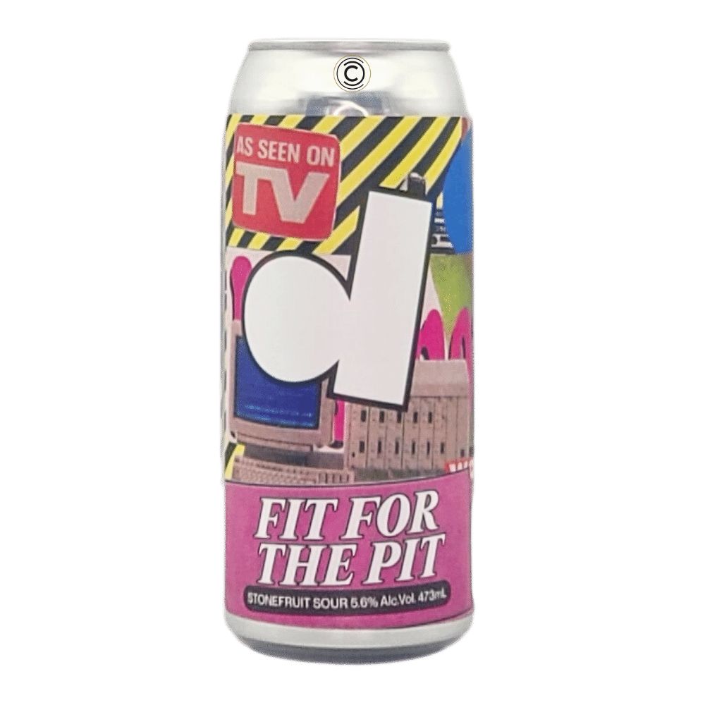 Fit for the Pit Stonefruit Sour Ale by The Dandy Brewing Company, beer label
