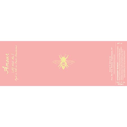 Plan Bee Amour Wild Ale by Plan Bee Farm Brewery, beer label