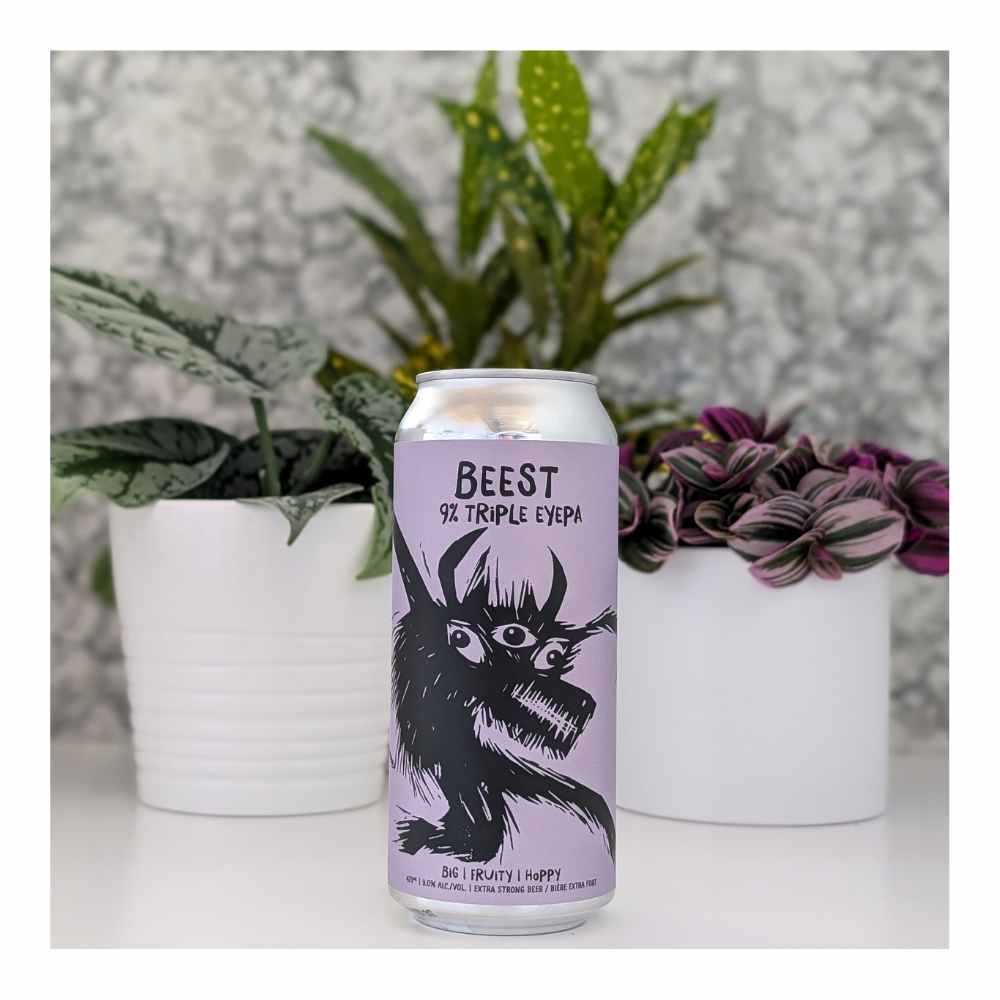 Beest Triple West Coast IPA by Strange Fellows Brewing, beer label