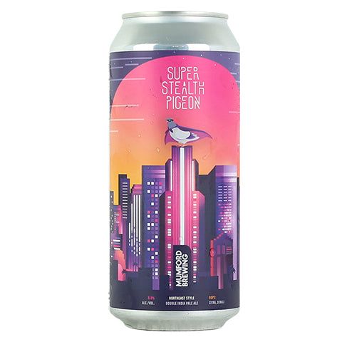 Mumford Super Stealth Pigeon Hazy IPA by Mumford Brewing Company, beer label