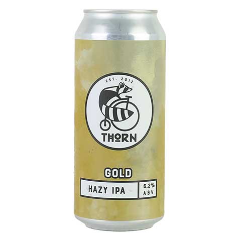 Thorn Shades of Haze: Gold Hazy IPA by Thorn Brewing Co, beer label