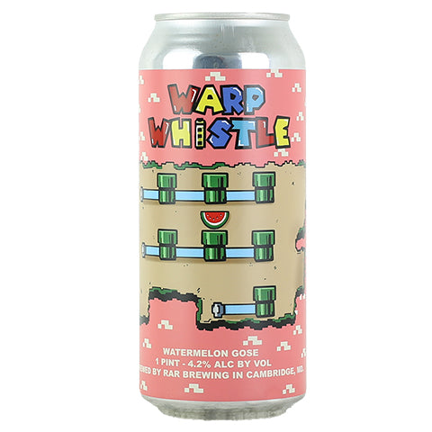 RAR Warp Whistle Gose Ale by RAR Brewing, beer label