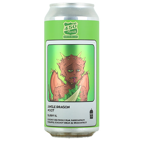 450 North Jungle Dragon Slushy XL Sour Ale by 450 North Brewing Company, beer label