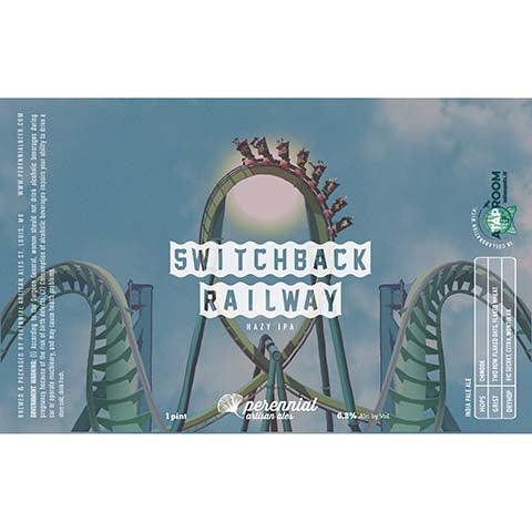Perennial Switchback Railway Hazy IPA by Perennial Artisan Ales, beer label