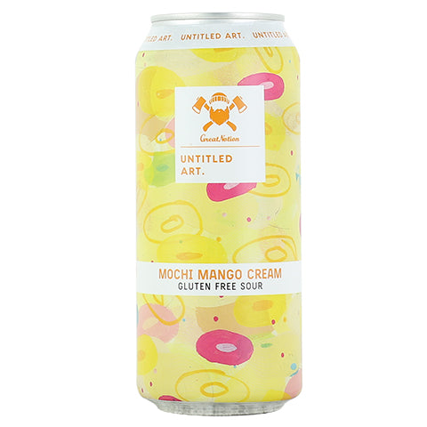 Untitled Art Mochi Mango Cream Gluten Free Sour by Untitled Art, beer label