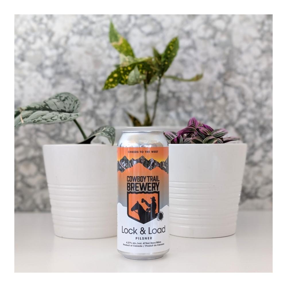 Inc. Lock & Load Pilsner by Cowboy Trail Brewery Inc, beer label