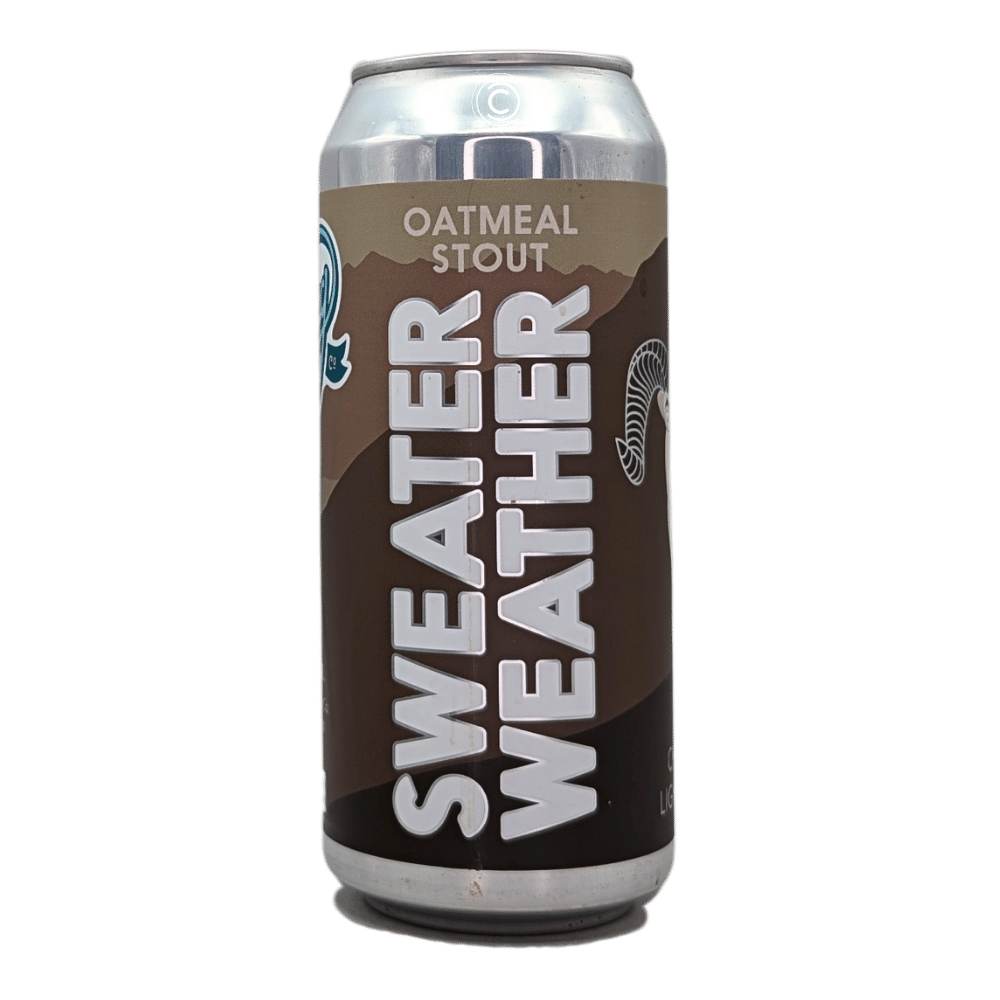 Sweater Weather Oatmeal Stout by Winterlong Brewing Co., beer label