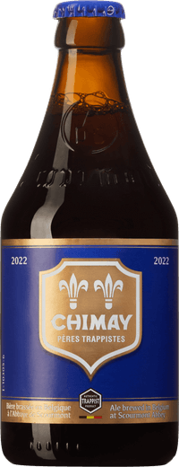 blå by Chimay, beer label