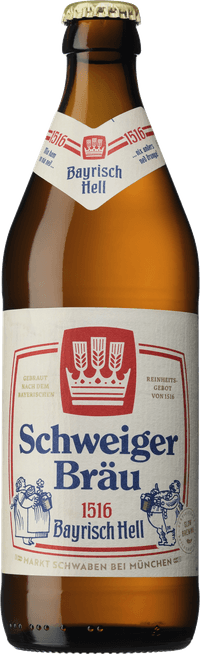 Schweiger Bayris Hell by Privatbrauerei Schweiger GmbH & Co, KG, beer label