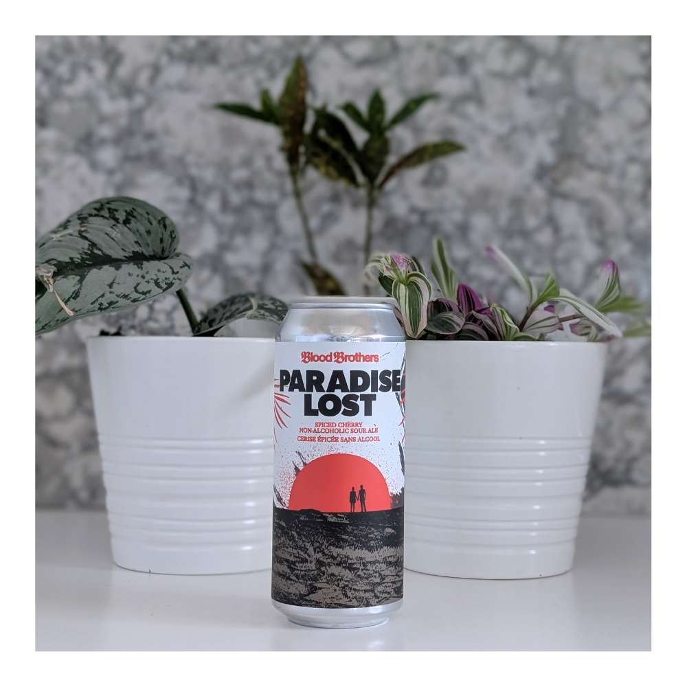 Paradise Lost - Non-Alcoholic Spiced Cherry Sour by Blood Brothers Brewing, beer label