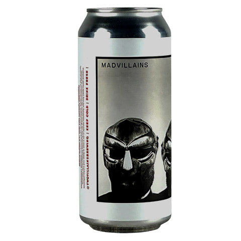Two Villains Madvillains DIPA by Two Villains Brewing, beer label