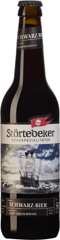 Störtebeker Schwarz-Bier by Störtebeker Braumanufaktur, beer label