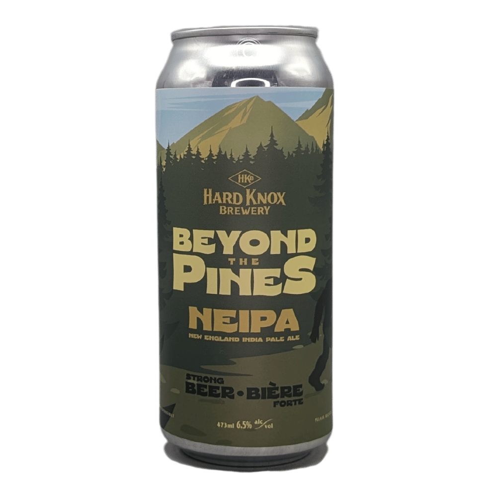 Beyond the Pines New England IPA by Hard Knox Brewing, beer label
