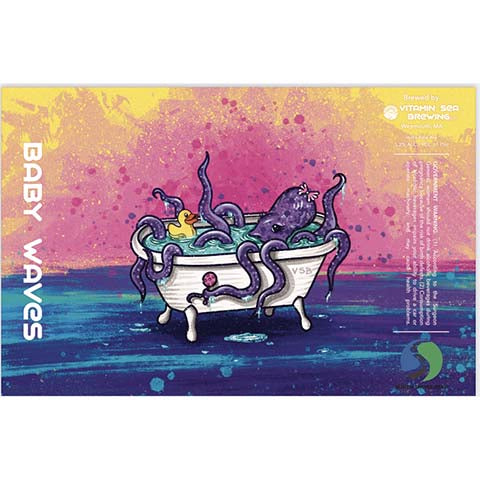 Vitamin Sea Baby Waves IPA by Vitamin Sea Brewing, beer label