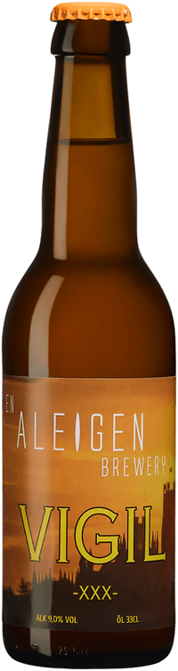 Vigil by En Aleigen Brewery, beer label