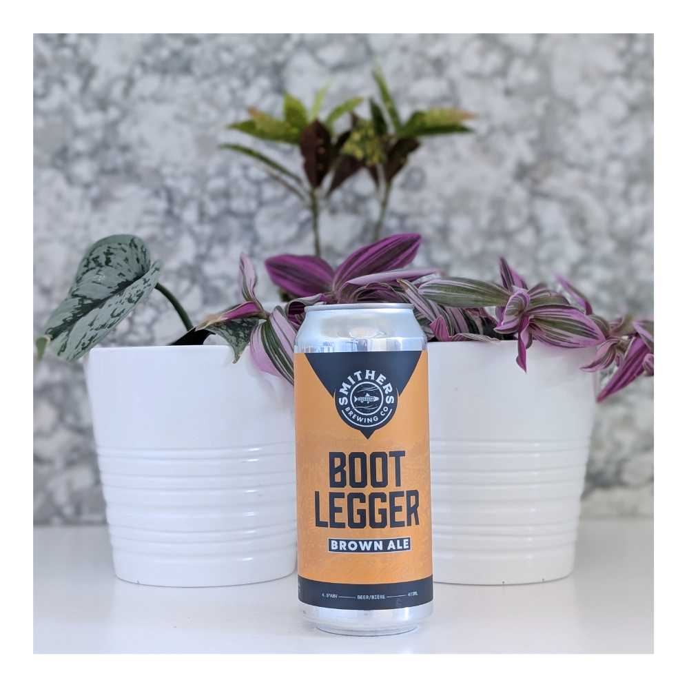 Bootlegger Brown Ale by Smithers Brewing Co., beer label