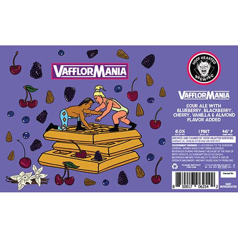Hoof Hearted Vafflormania Sour by Hoof Hearted Brewing, beer label