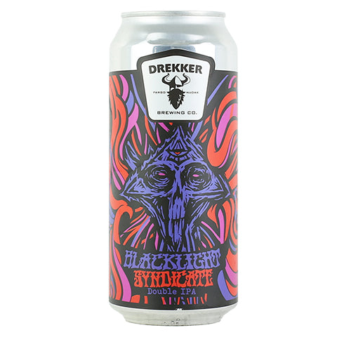 Drekker Blacklight Syndicate Hazy IPA by Drekker Brewing Company, beer label