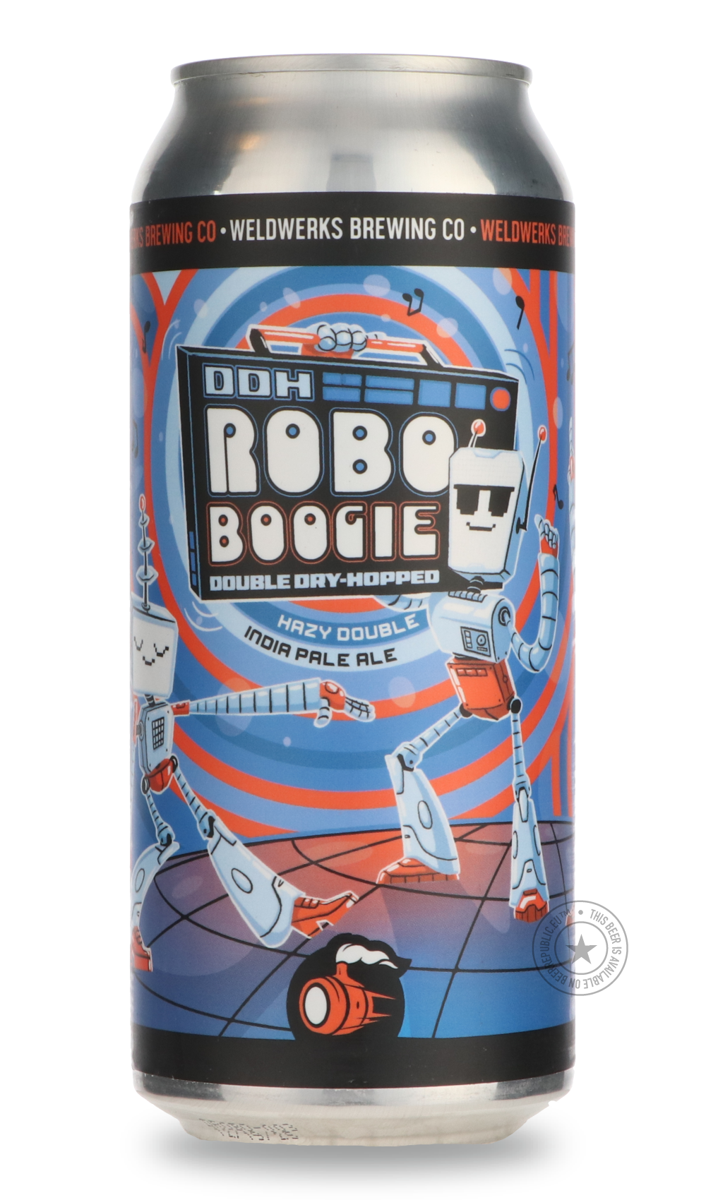 Robo-Boogie by WeldWerks, beer label