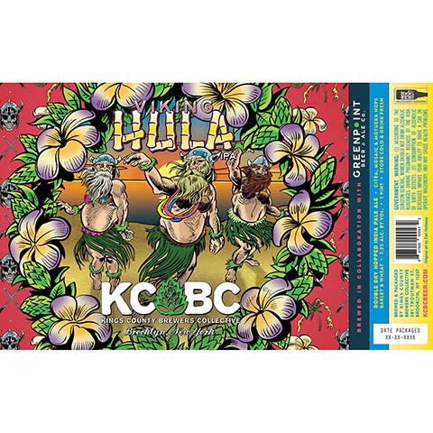 Kings County Brewers Collective Viking Hula IPA by Kings County Brewers Collective, beer label
