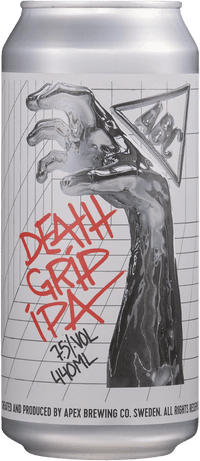 Death Grip by Apex Brewery, beer label
