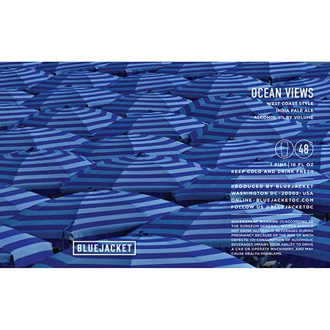 Bluejacket Ocean Waves IPA by Bluejacket, beer label