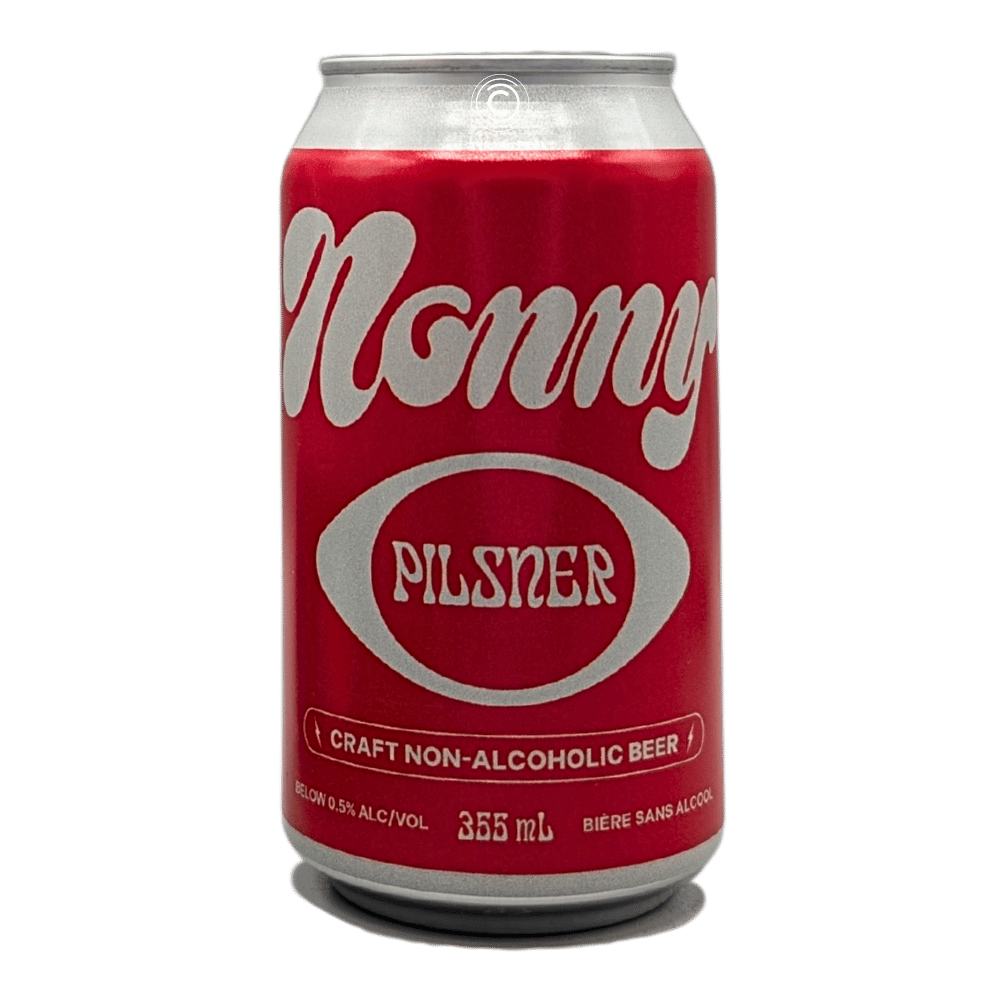 Nonny Czech Pilsner Non-Alcoholic by Nonny Beer, beer label